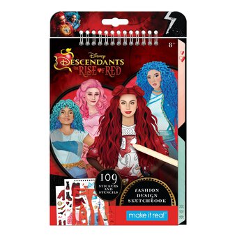 Disney Descendants Rise of Red Fashion Design Sketchbook